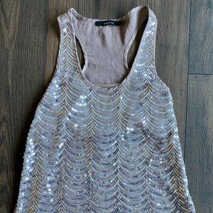 Ark & Co Sequin Tank Top - Size M